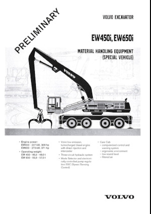 Wheel Excavators Volvo EW450I