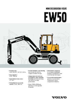 Wheel Excavators Volvo EW50V