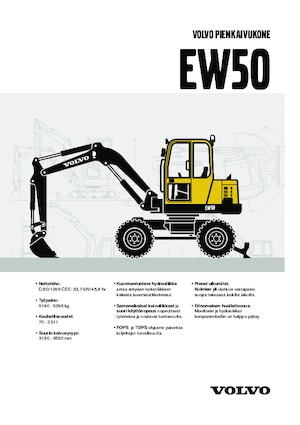 Wheel Excavators Volvo EW50V