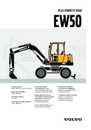Wheel Excavators Volvo EW50V