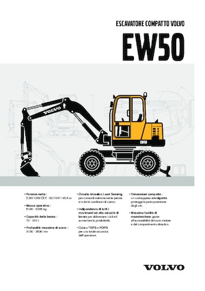 Wheel Excavators Volvo EW50V