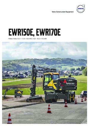 Tekerlekli ekskavatörler Volvo EWR170E