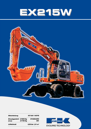 Wheel Excavators Fiat Kobelco EX 215 WT