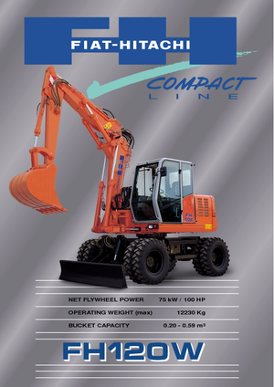 Wheel Excavators Fiat-Hitachi FH 120 W