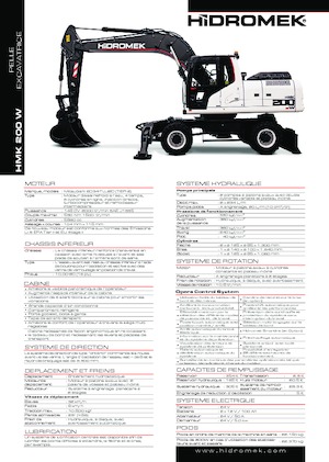 Tekerlekli ekskavatörler Hidromek HMK 200 W