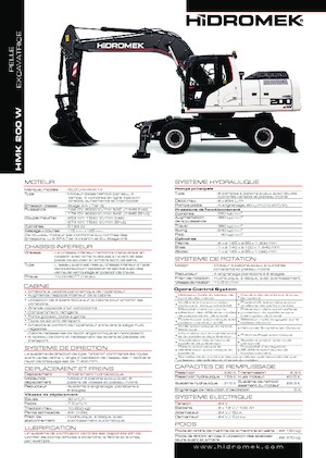 Tekerlekli ekskavatörler Hidromek HMK 200 W