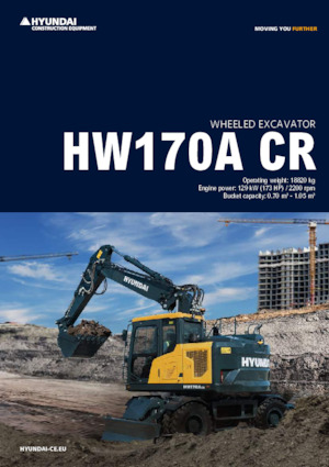 Wheel Excavators Hyundai HW170A-CR