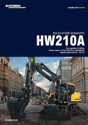 Wheel Excavators Hyundai HW210A