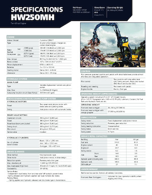 Material Handlers Hyundai HW250MH