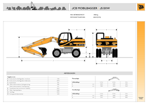 Wheel Excavators JCB JS 130 W
