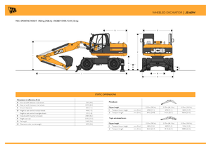 Paletli ekskavatörler JCB JS 160 W