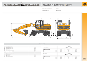 Paletli ekskavatörler JCB JS 160 W