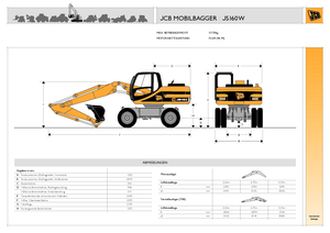 Paletli ekskavatörler JCB JS 160 W