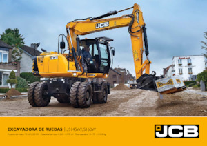 Paletli ekskavatörler JCB JS160W