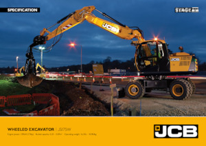 Tekerlekli ekskavatörler JCB JS175W