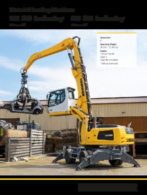 Malzeme İşleyiciler Liebherr LH 35 M Industry Litronic