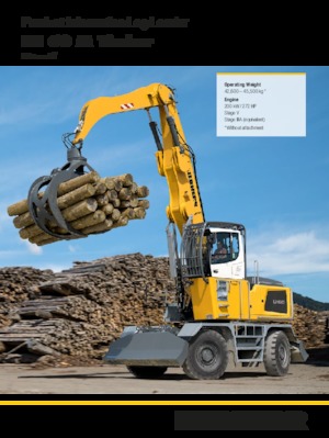 Malzeme İşleyiciler Liebherr LH 60 M Timber Litronic