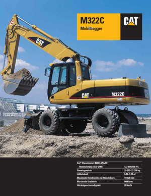 Cat Wheel Excavator Mh Specs Cat Wheel Excavator Mh Specs