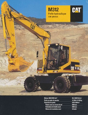 Wheel Excavators Caterpillar M312
