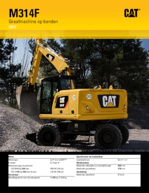 Wheel Excavators Caterpillar M314F