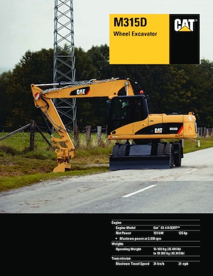 Wheel Excavators Caterpillar M315D