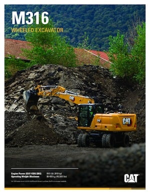 Wheel Excavators Caterpillar M316
