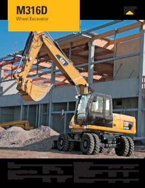 Wheel Excavators Caterpillar M316D