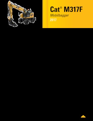 Wheel Excavators Caterpillar M317F