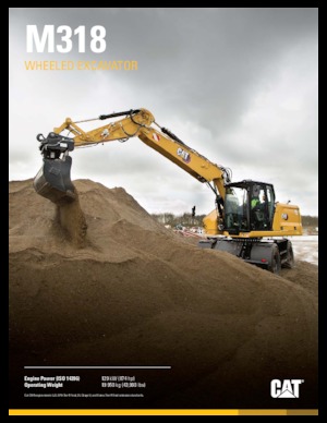 Wheel Excavators Caterpillar M318