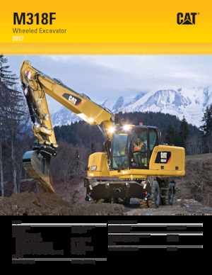 Wheel Excavators Caterpillar M318F