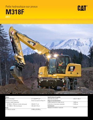 Wheel Excavators Caterpillar M318F