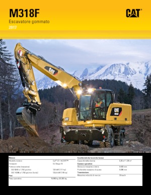 Wheel Excavators Caterpillar M318F