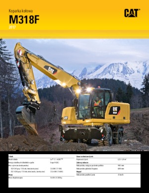 Wheel Excavators Caterpillar M318F