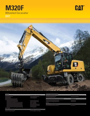 Tekerlekli ekskavatörler Caterpillar M320F