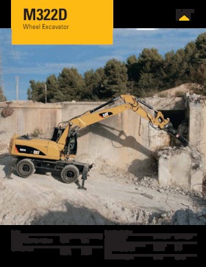 Wheel Excavators Caterpillar M322D