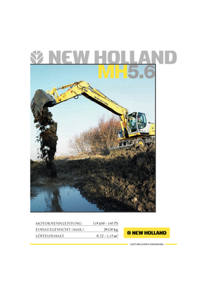 Wheel Excavators New Holland MH 5.6