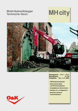 Wheel Excavators O&K MH CITY