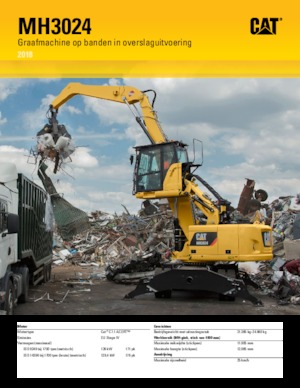 Malzeme İşleyiciler Caterpillar MH3024