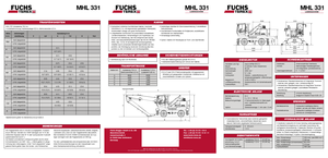 Malzeme İşleyiciler Fuchs MHL 331