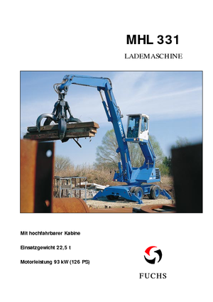 Material Handlers Fuchs MHL 331