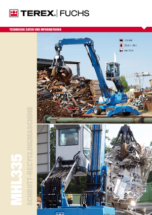 Material Handlers Terex-Fuchs MHL 335
