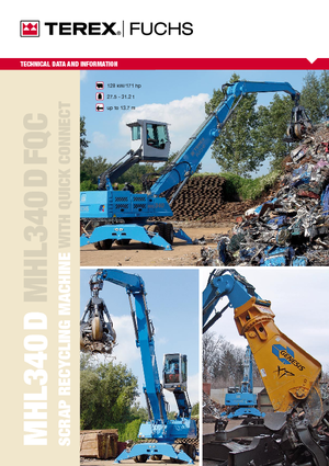 Material Handlers Terex-Fuchs MHL 340 D