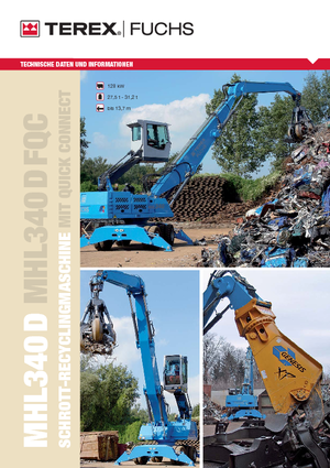 Material Handlers Terex-Fuchs MHL 340 D