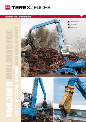 Malzeme İşleyiciler Terex-Fuchs MHL 350 D