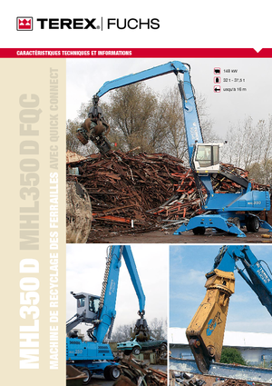 Malzeme İşleyiciler Terex-Fuchs MHL 350 D