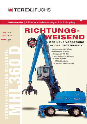 Material Handlers Terex-Fuchs MHL 360 D
