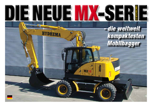 Wheel Excavators Hydrema MX 16