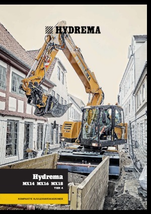 Wheel Excavators Hydrema MX 18