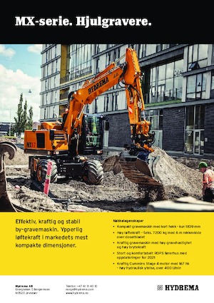 Wheel Excavators Hydrema MX 17