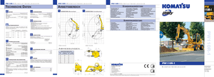 Wheel Excavators Komatsu PW110R-1